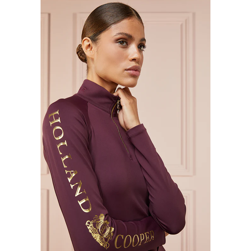 Holland Cooper Base Layer - Mulberry-3